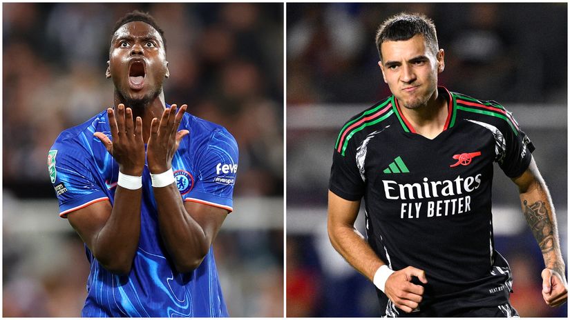 Benoit Badiashile and Jakub Kiwior (©Getty images sport)