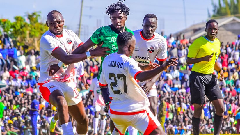 President Ruto, Museveni and Raila watch as Gor Mahia beat Ugandan side at Siaya Stadium