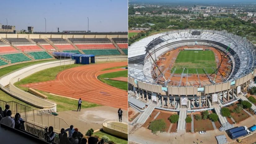 Kasarani, Nyayo Stadia progress 24 days to hosting of CHAN [PHOTOS]