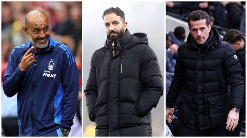 Nuno Espirito Santo, Ruben Amorim, and Marco Silva(©Getty Images)