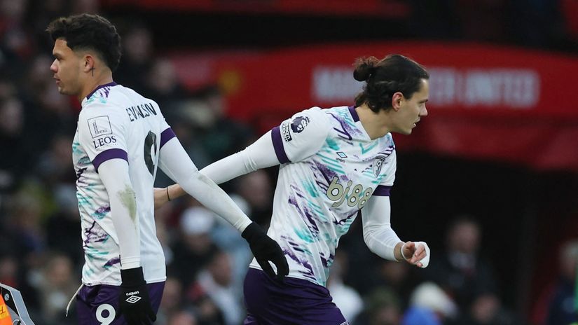 The ill-fated duo - Evanilson and Unal(©Reuters/Phil Noble/Gallo Images)