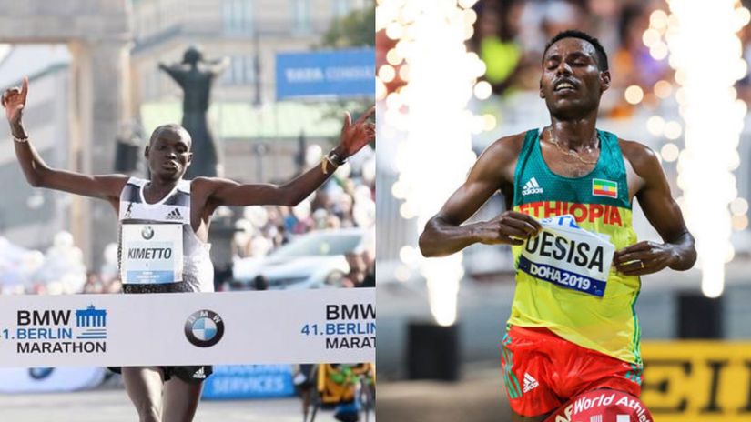 Dennis Kimetto and Lelisa Desisa © World Athletics 