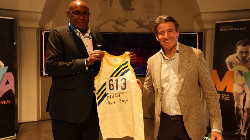 Filbert Bayi and Sebastian Coe © James Rhodes
