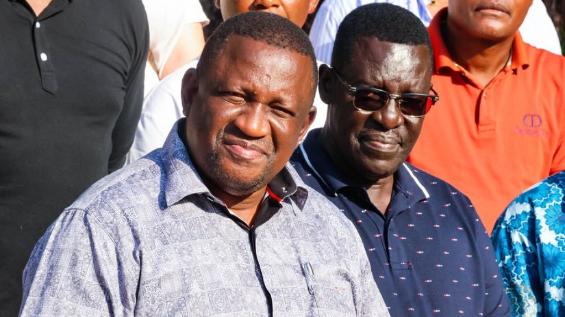 CS Salim Mvuyra and PS Peter Tum © Salim Mvurya X account