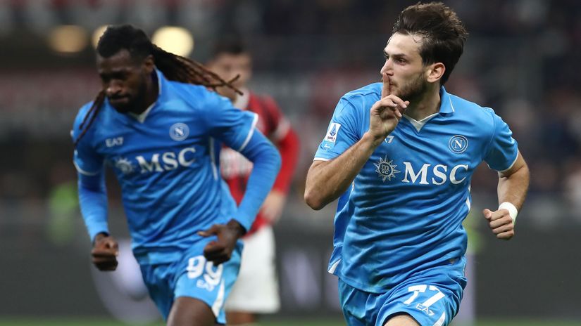 Khvicha is leaving Napoli (©Marco Luzzani/Getty Images)