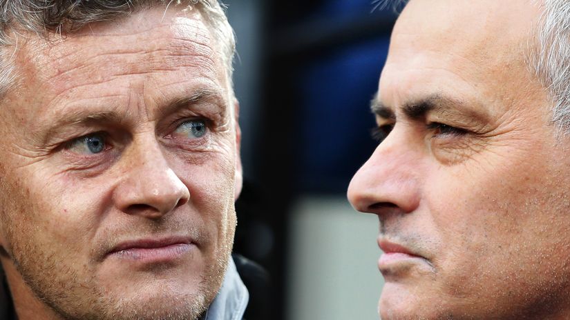 Solskjaer and Mourinho will face off in Turkey (©Getty images)