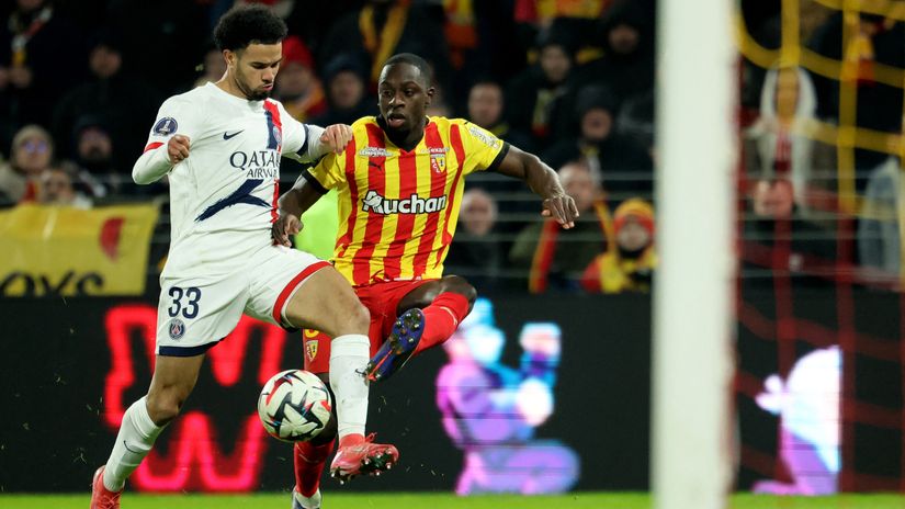 Zaire-Emery against Lens on Saturday night (©AFP)