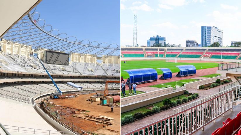 Kasarani, Nyayo Stadia © Salim Mvurya
