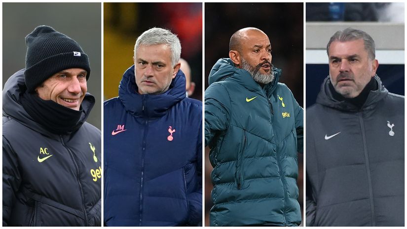 Conte, Mourinho, Espirito Santo and Ange (©Getty images)