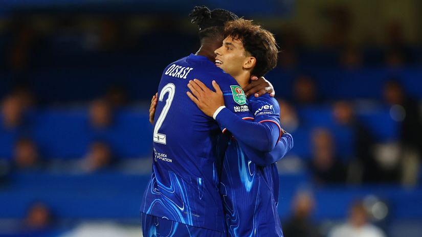 Joao Felix and Axel Disasi (©Getty Images)