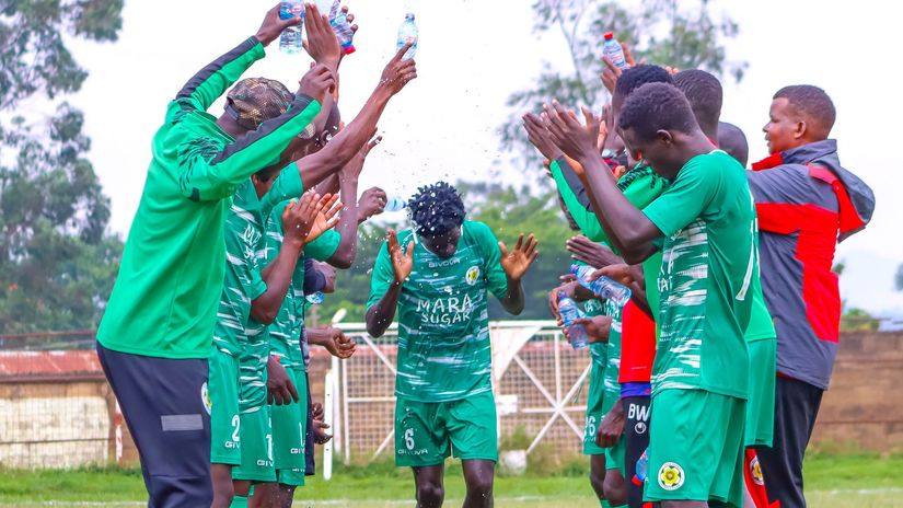 Mara Sugar celebrate Mathias Isogol's two milestones as he departs club