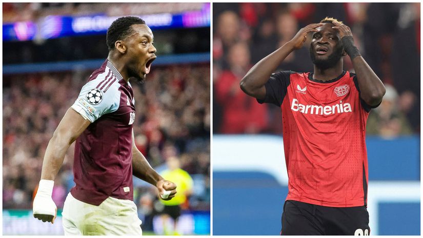 Duran (left) moves to Saudi Arabia, while Boniface (right) stays in Germany (©AFP)