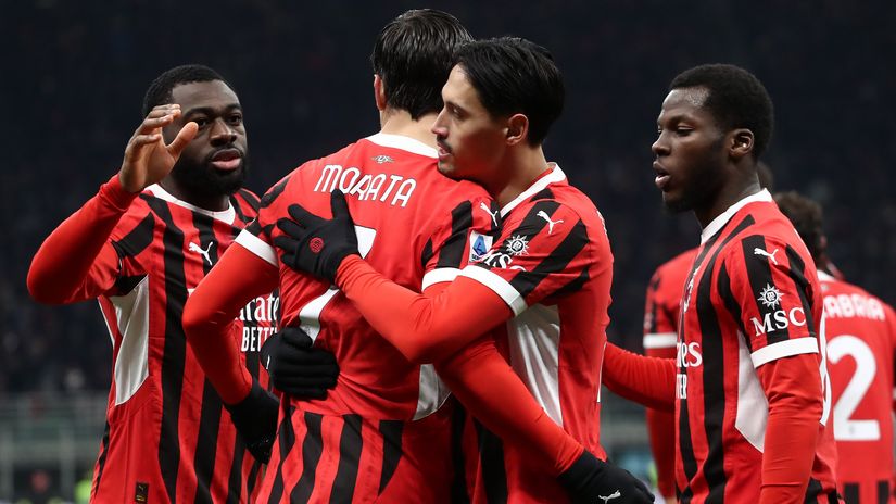 Morata won't for too long with his AC Milan teammate (©Marco Luzzani/Getty Imagess (©)