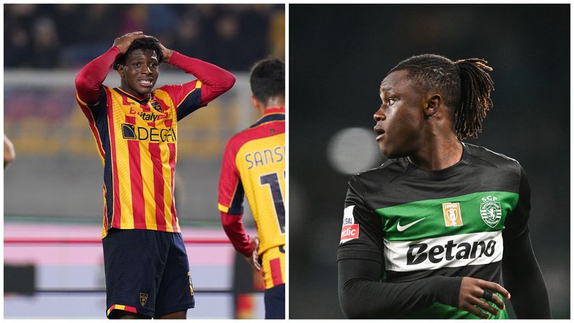 Patrick Dorgu and Geovany Quenda (©AFP)