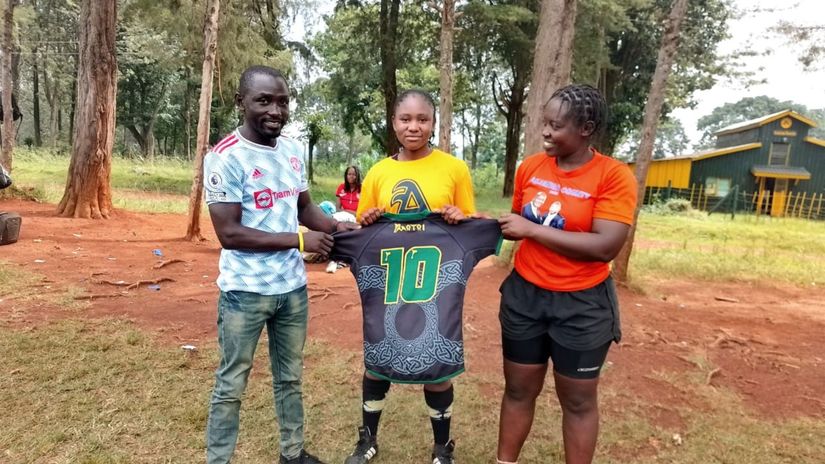 Australian rugby star surprises Kabras Ladies with special donation