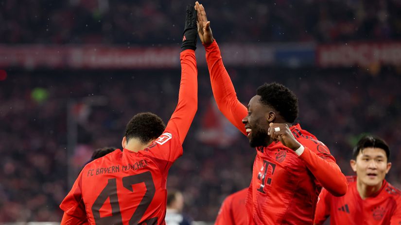 Jamal Musiala and Alphonso Davies are here to stay (©Alexander Hassenstein/Getty Images)