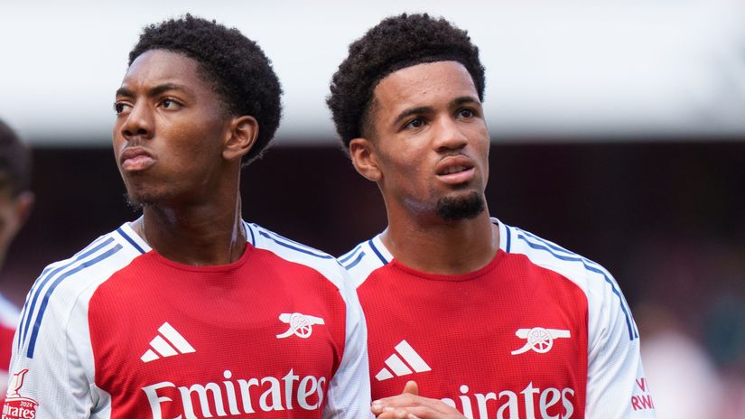 Myles Lewis-Skelly & Ethan Nwaneri (©Angel Martinez/Getty Images)