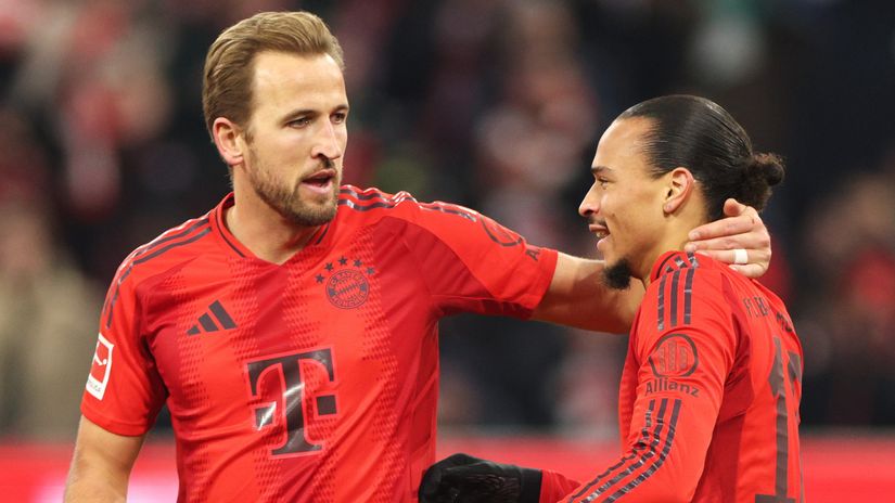 Harry Kane and Leroy Sane (©Getty Images)