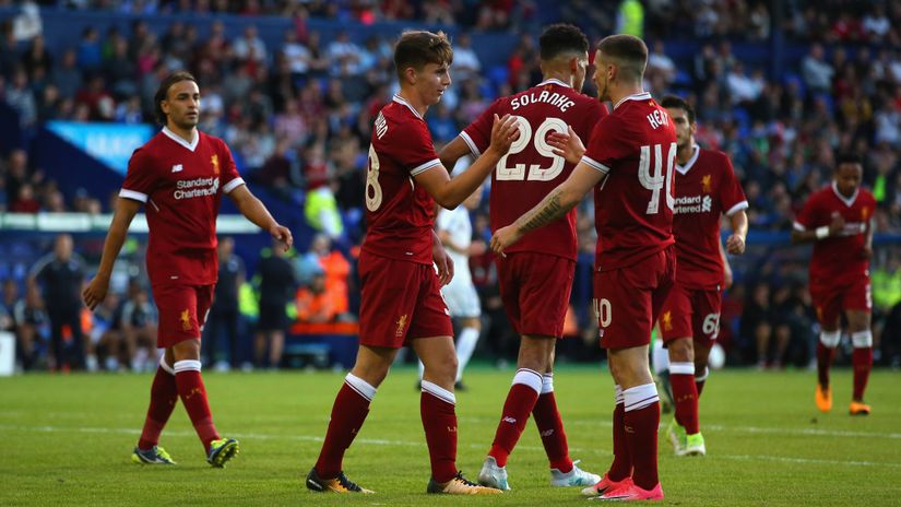 Liverpool players celebrating (©Getty Images)