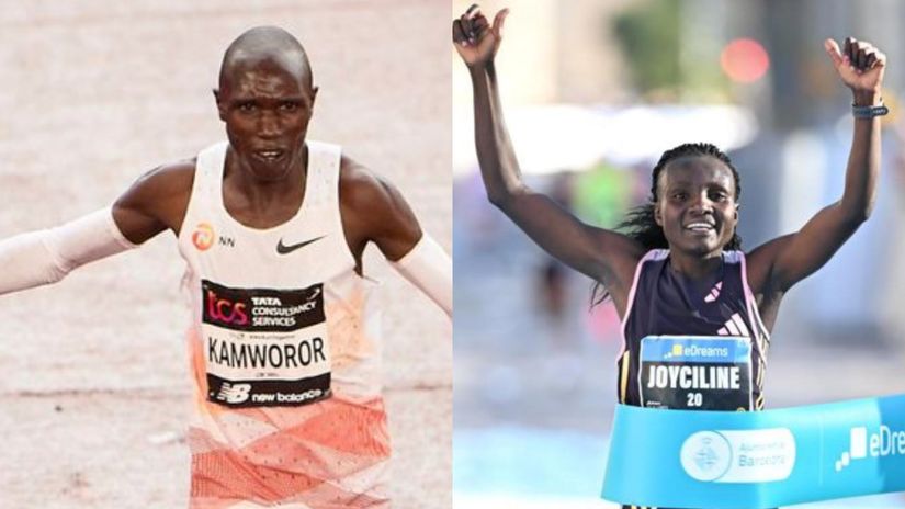 Kamworor/ Joyciline ©Race Organizers