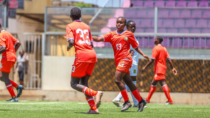 Junior Starlets in a friendly match at Dandora Stadium©FKF Media