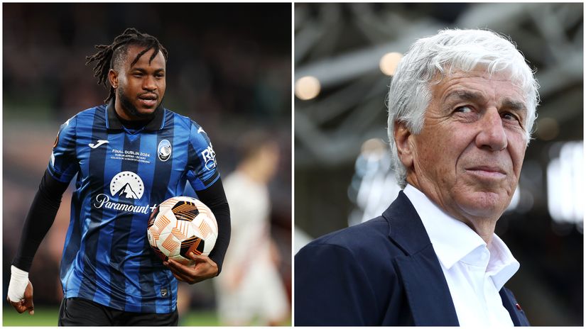 Ademola Lookman and Gian Piero Gasperini (©Getty Images)
