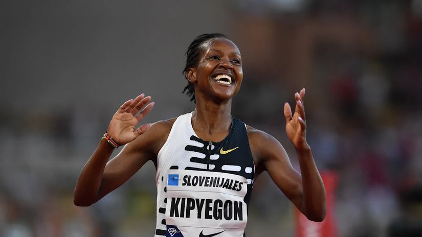 Faith Kipyegon / AFP