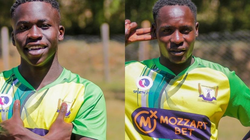 Calvin Akala (L), Ben Saul © Rodgers Odhiambo 