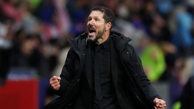 Diego Pablo Simeone celebrates (©Florencia Tan Jun/Getty Images)