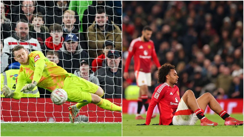 Bernd Leno and Joshua Zirkzee (©Getty Images)