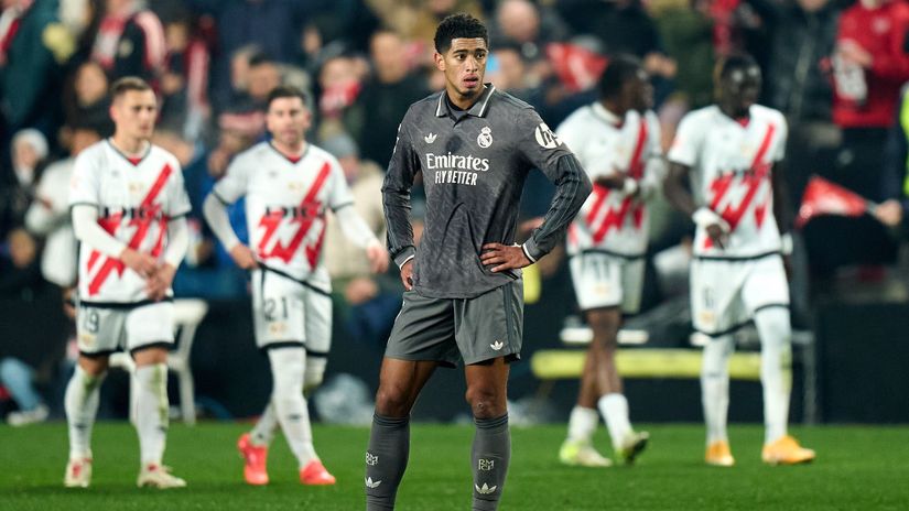 Jude Bellingham against Rayo Vallecano last December (©Angel Martinez/Getty Images)