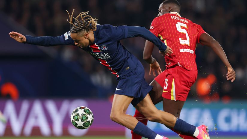 Barcola and Konate will face off again tonight (©Julian Finney/Getty Images)