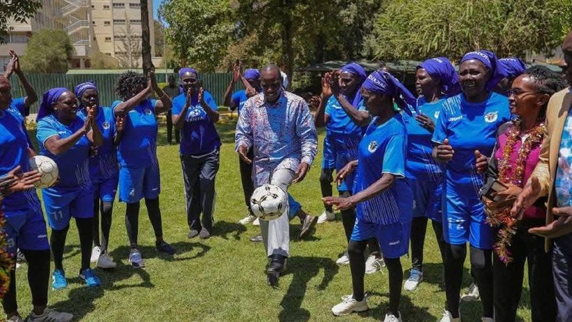 Government offers support to Kenyan football grandmothers ahead of debut international tournament