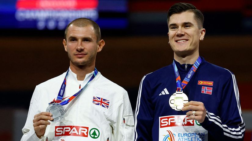 George Mills, Jakob Ingebrigtsen © Gallo Images