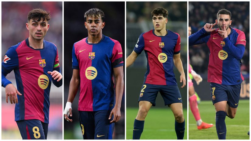 Pedri, Yamal, Cubarsi & Torres (©Getty Images)