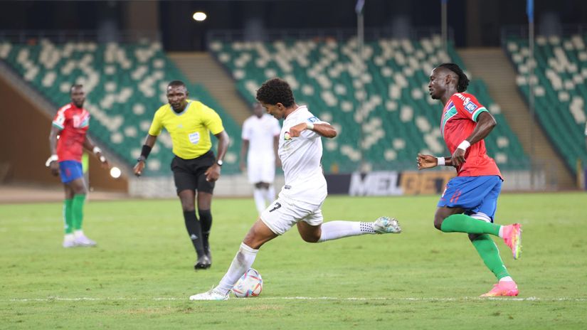 Mohammed Bajaber (White) © The Harambee Stars
