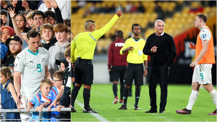 When you get a yellow card for signing autographs...