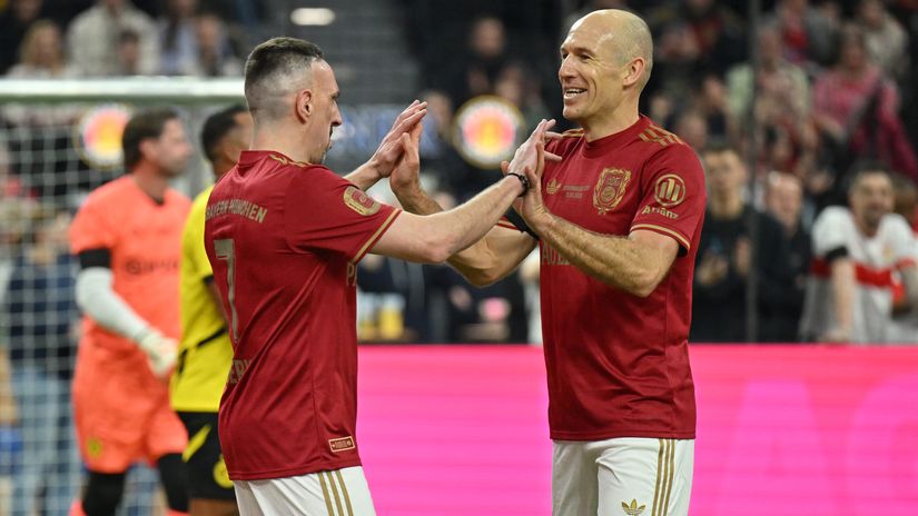 Franck Ribery and Arjen Robben (©Getty Images)