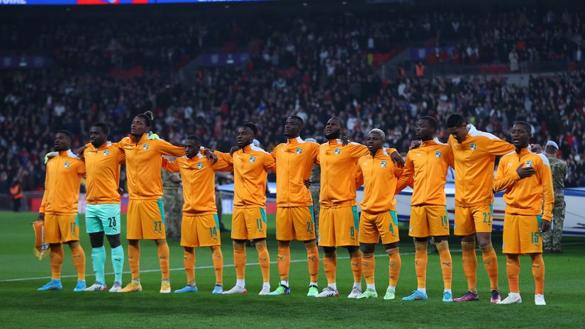 The Ivory Coast team (©Getty Images)