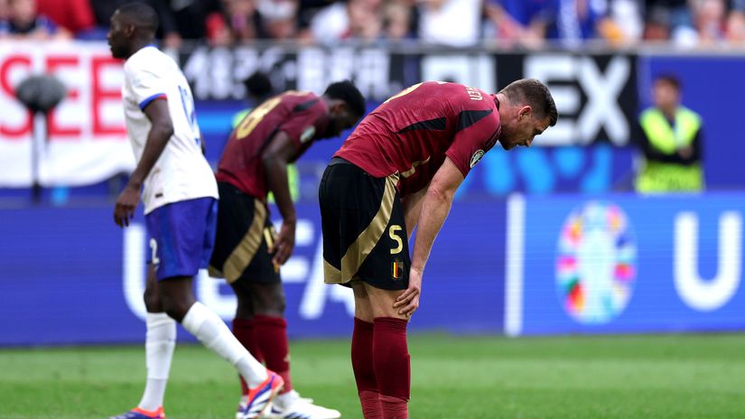 Vertonghen in his last game for Belgium at EURO 2024 (©Dean Mouhtaropoulos/Getty Images)