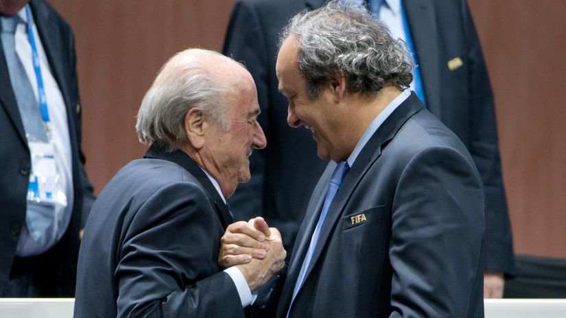 Sep Blatter and Michel Platini (©Philipp Schmidli/Getty Images)