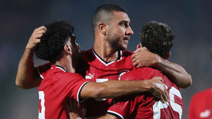 The Egyptians' celebration (©Reuters/Amr Abdallah Dalsh/Gallo Images)