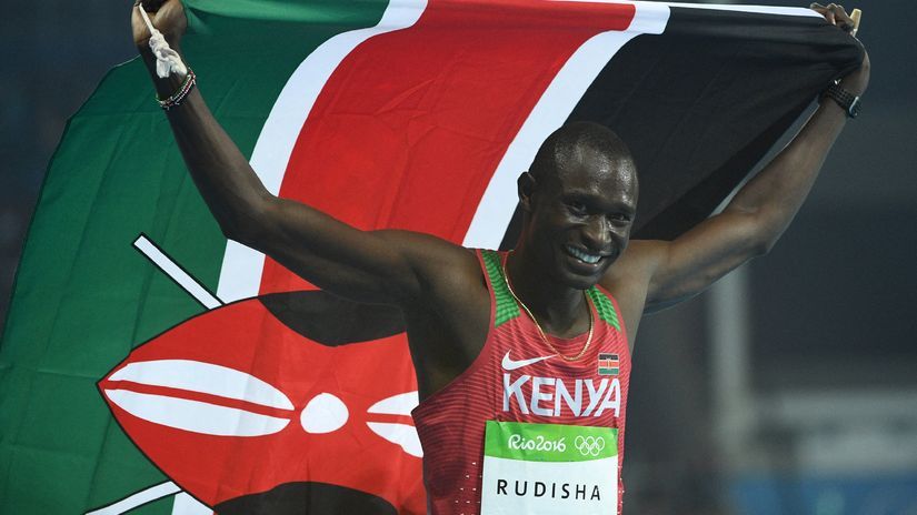 David Rudisha ©Johannes Eisele for AFP