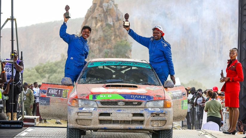 Tinashe and Caroline Gatimu ©KCB Group 