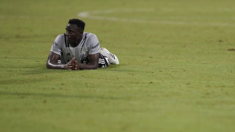 Wanyama got a red card after 20 minutes on the field!