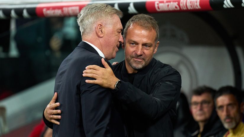 Carlo Ancelotti and Hansi Flick (©Getty Images)