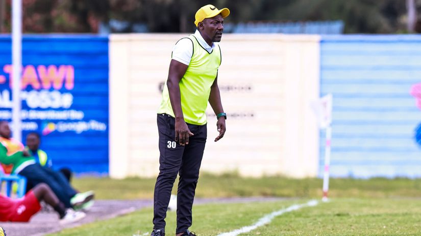 Mathare United head coach John Kamau looks on during the 2024/25 Match day 3 FKF Premier League fixture © Mozzart Sport 