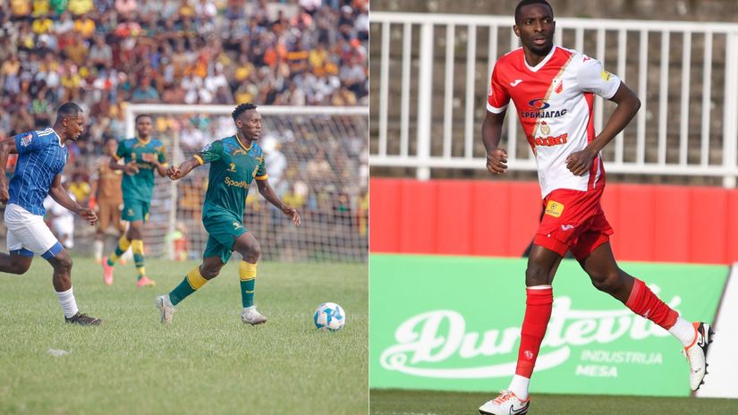 Duke Abuya/Collins Sichenje ©Young Africans/Vojvodina 