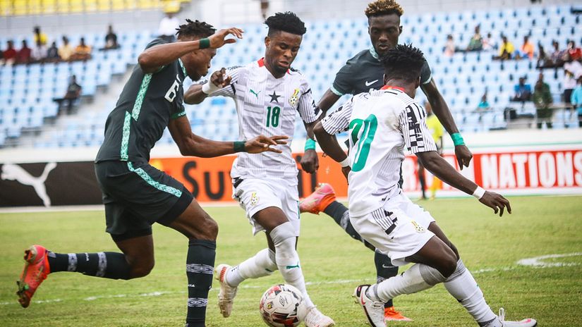 Ghana vs Nigeria back in 2022 (©Dominic Ekow/Gallo Images)