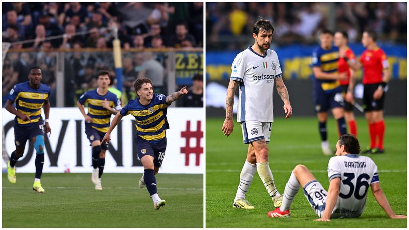 Parma managed to stun the champions (©Gallo Images/Getty Images)